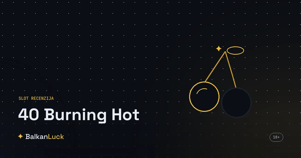 40 Burning Hot slot proizvođača Amusnet, vrela voćna tema sa sedmicom i 40 linija