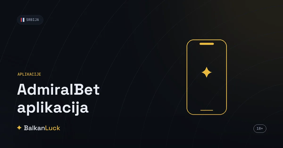 Admiralbet aplikacija za Android sa sajta i iOS sa App Store-a