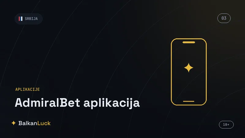 Admiralbet aplikacija sa klađenjem uživo i crash igrama na telefonu