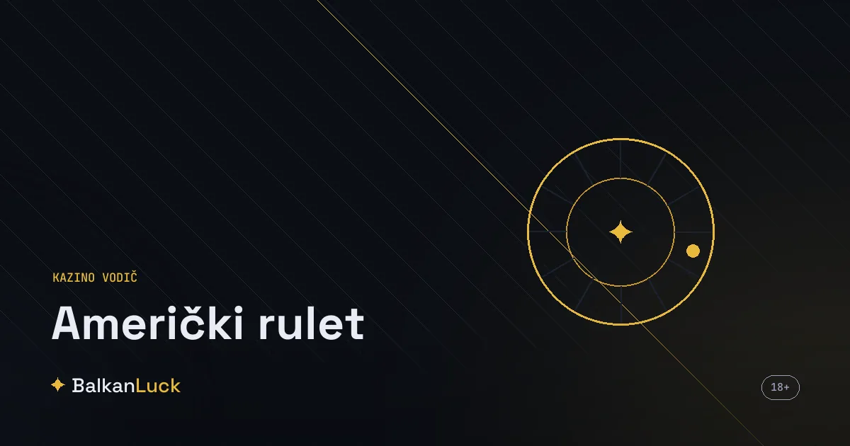 Američki rulet, prikaz točka sa 38 polja, nulom i duplom nulom