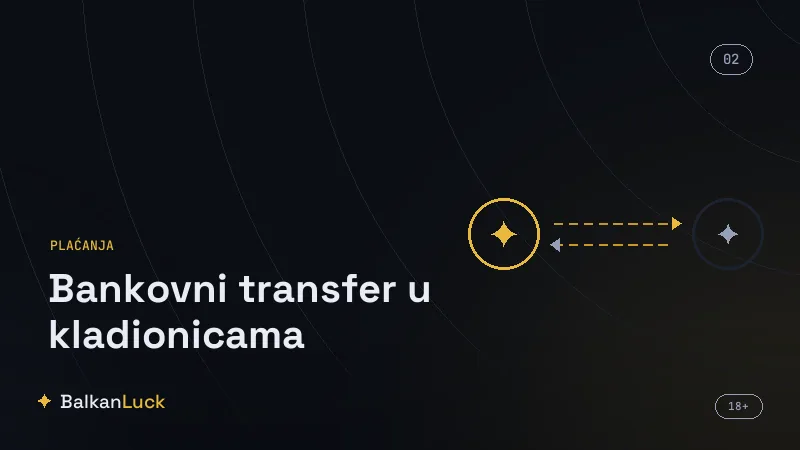 Isplata dobitka bankovnim transferom na tekući račun uz verifikaciju naloga