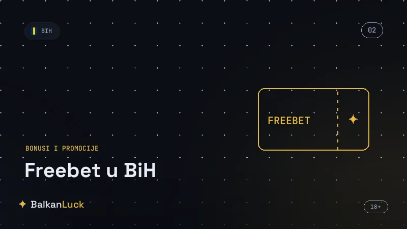 Licencirani operateri s freebet ponudom u BiH