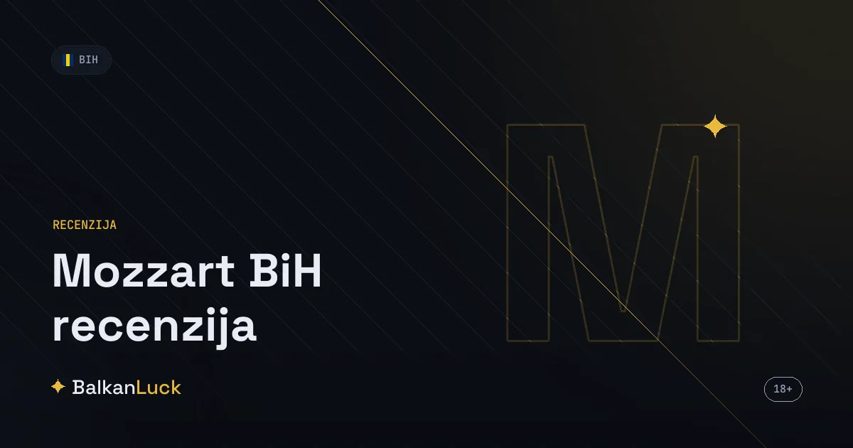 Mozzart BiH recenzija — naslovna stranica kladionice i bonus dobrodošlice