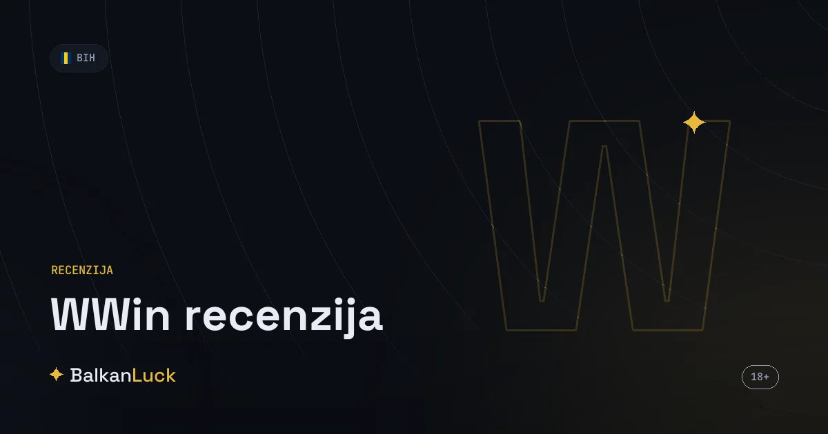 Wwin recenzija — kladionica Williams, bonus i promocije za BiH