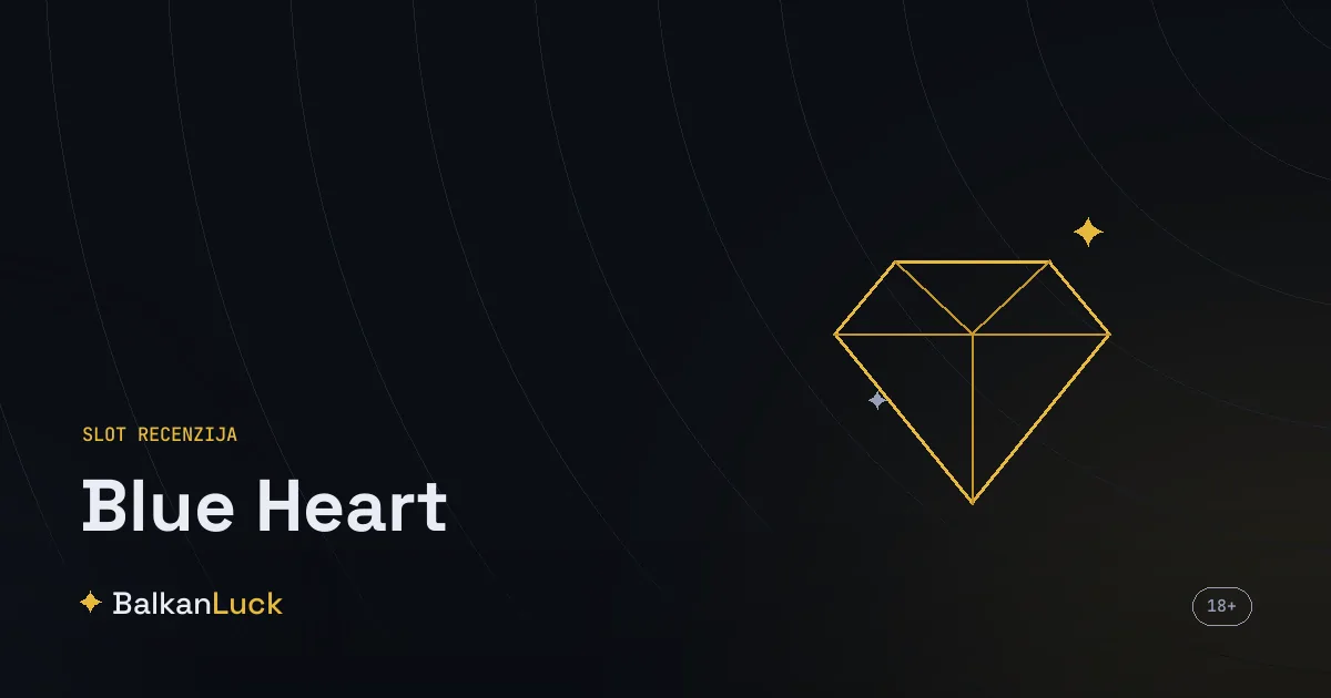 Blue Heart slot sa dragim kamenjem i plavim srcem od safira