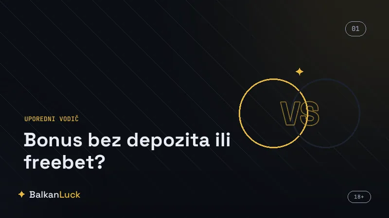 Bonus bez depozita kao kazino kredit i freebet kao sportski tiket