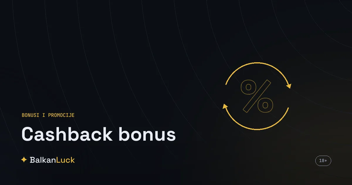 Cashback bonus kladionice 2026 - povraćaj dela gubitka u RS, BiH i Crnoj Gori