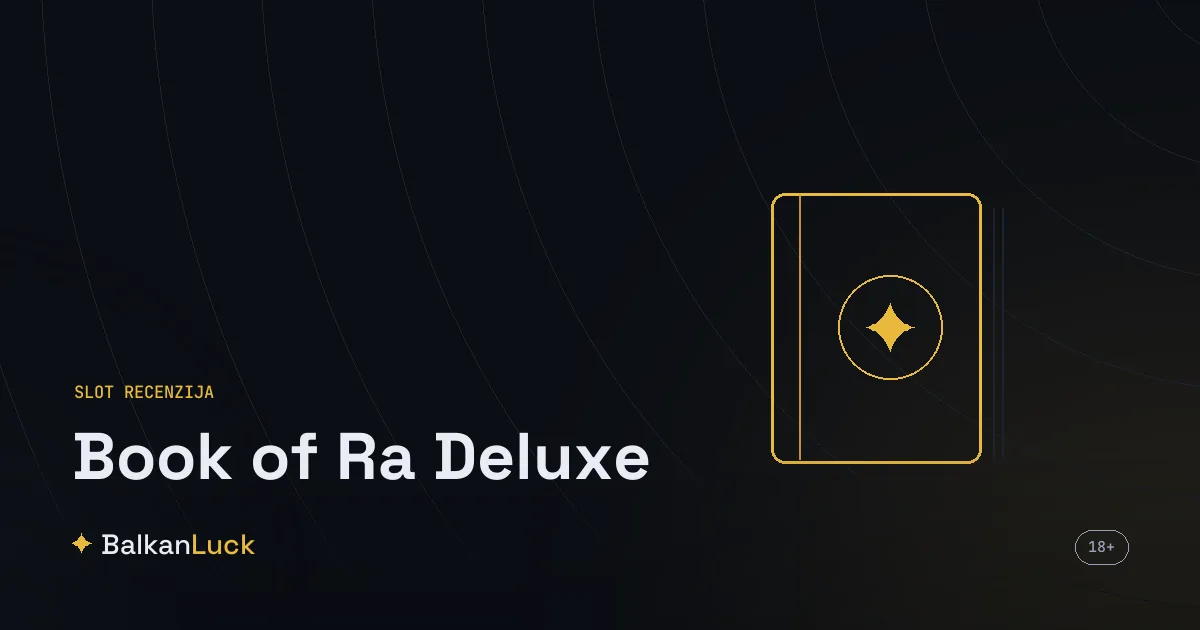 Book of Ra Deluxe slot, egipatska tema sa knjigom kao wild i scatter simbolom