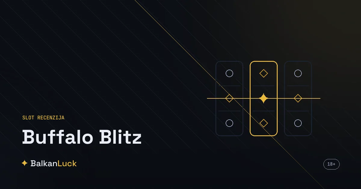 Buffalo Blitz slot proizvođača Playtech, američka divljina i šest rolni sa 4096 načina za dobitak
