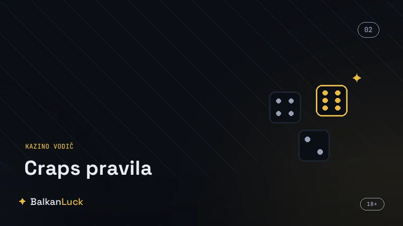 Come i don't come opklade sa odds opkladama na craps stolu
