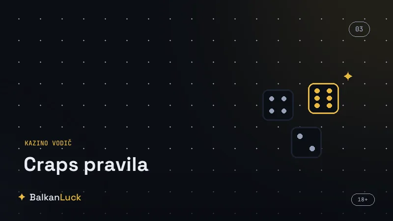 Šuter baca kockice u craps igri dok se ostali igrači klade