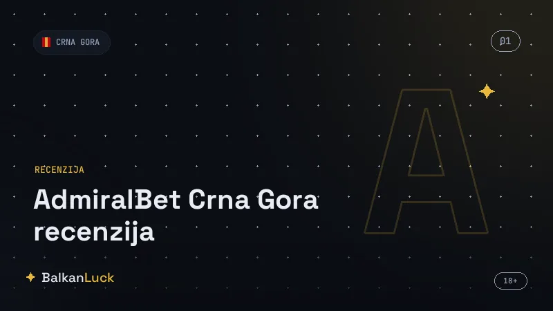 Registracija i verifikacija naloga u AdmiralBet Crna Gora