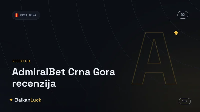 AdmiralBet Crna Gora kazino, slotovi i live dealer u eurima
