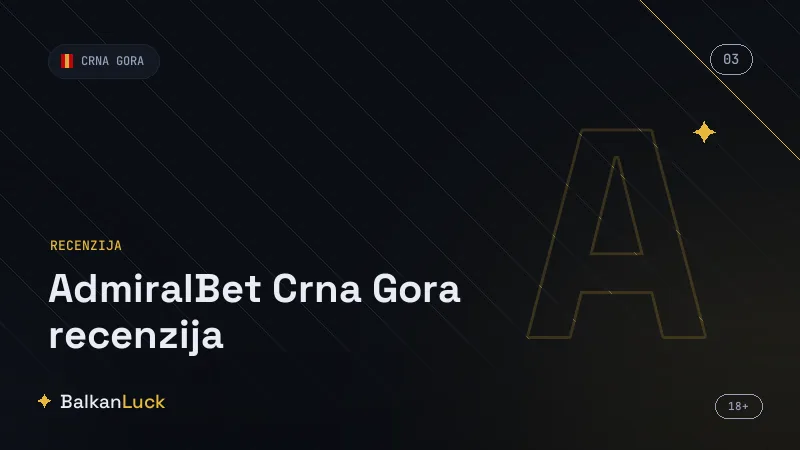 Ocjena AdmiralBet Crna Gora kladionice po kategorijama
