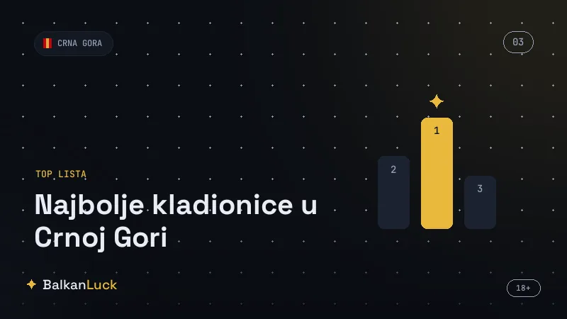 Uplate, isplate i mobilne aplikacije kladionica u Crnoj Gori