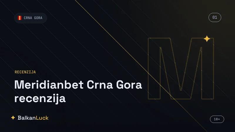 Registracija i verifikacija naloga u Meridianbet Crna Gora