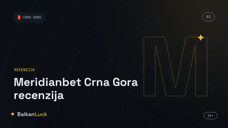 Ocjena Meridianbet Crna Gora kladionice po kategorijama
