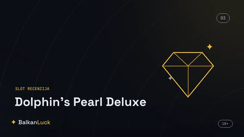 Delfin kao wild simbol u igri Dolphins Pearl Deluxe udvostručuje dobitak