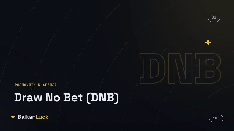 Računica kvote za draw no bet iz osnovnih kvota za pobedu i remi