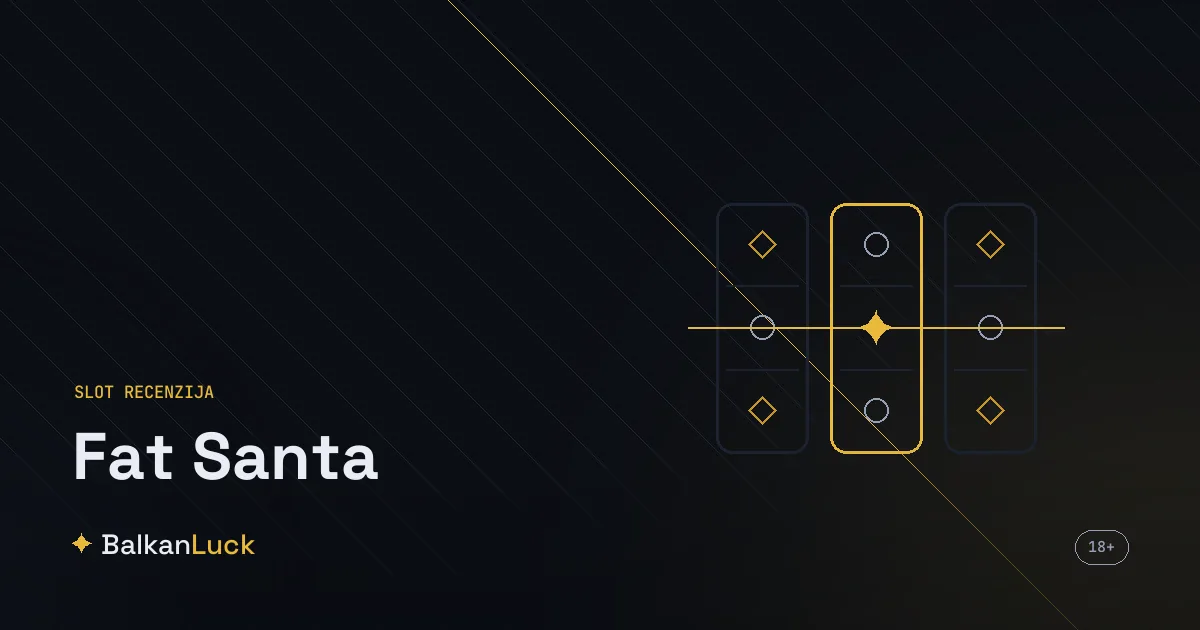 Fat Santa slot proizvođača Push Gaming, debeli Deda Mraz koji raste jedući kolače