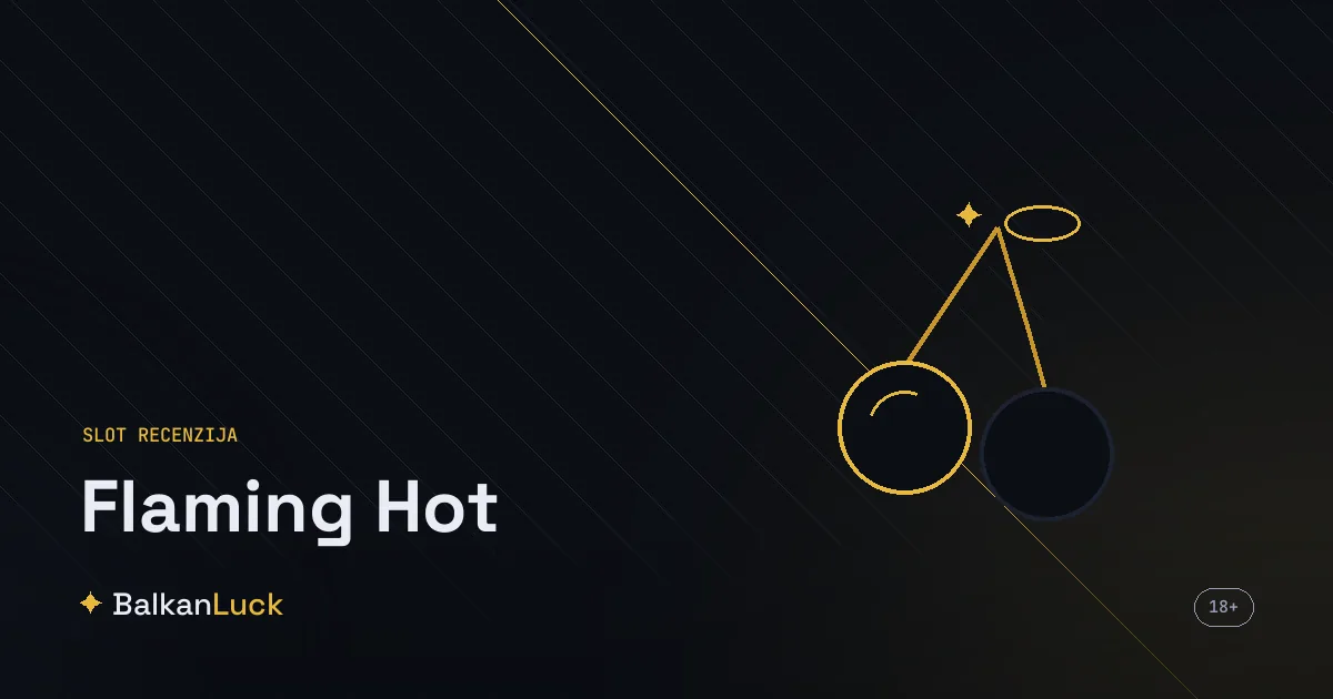 Flaming Hot slot proizvođača Amusnet, vrela voćna tema sa plamenom i 40 linija