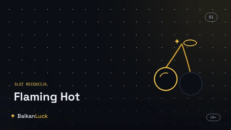 Plameni WILD simbol i zlatni dolar scatter u igri Flaming Hot