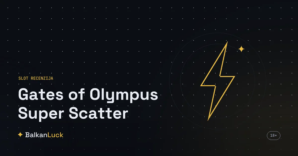 Gates of Olympus Super Scatter slot sa Zevsom i množiteljima na mreži 6x5