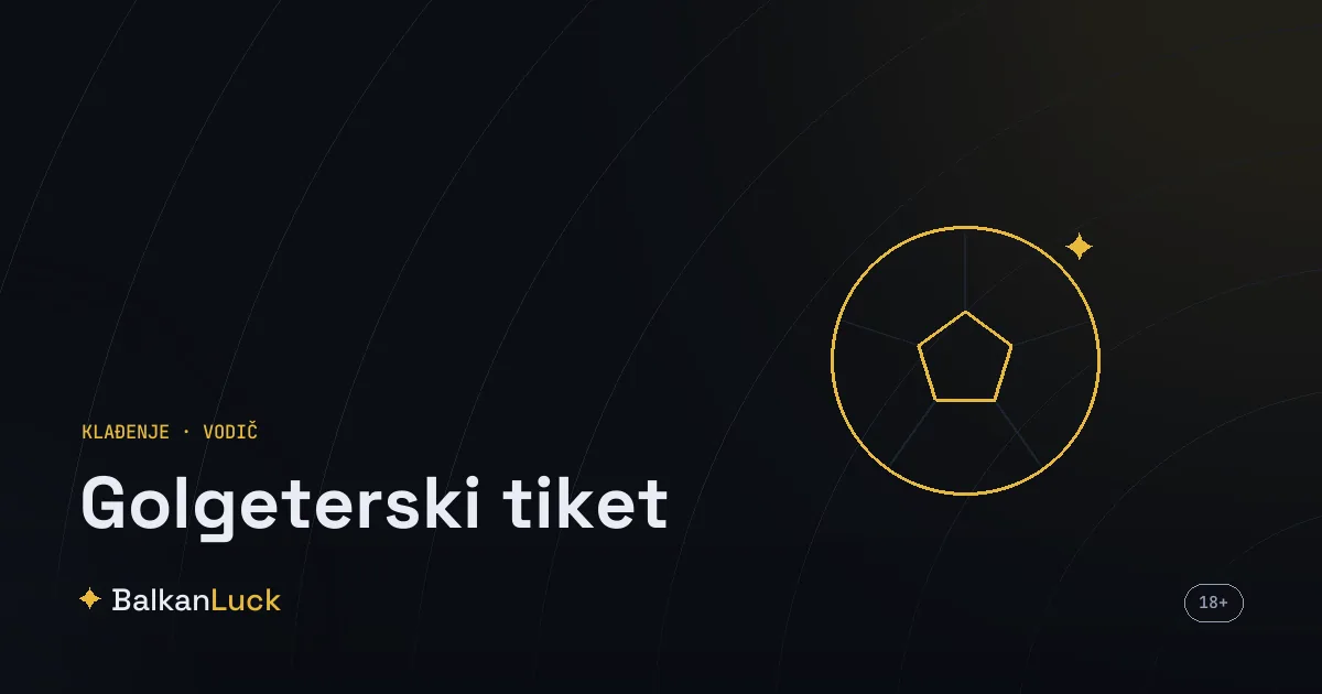 Golgeterski tiket sastavljen od opklada na strelce golova sa primerom kvota