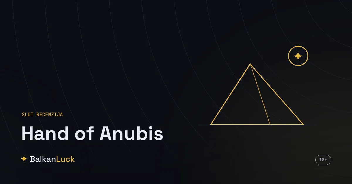 Hand of Anubis slot Hacksaw Gaming sa egipatskom temom i wild množiteljima