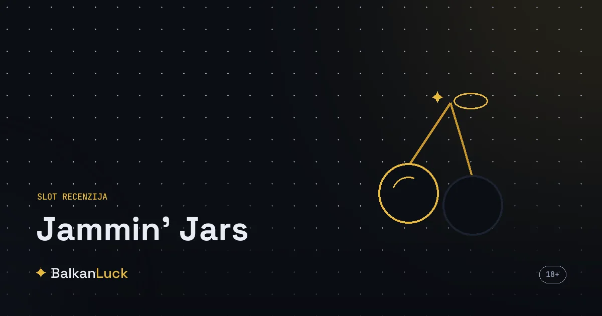 Jammin Jars slot sa mrežom osam sa osam i teglom džema kao wild množiteljem