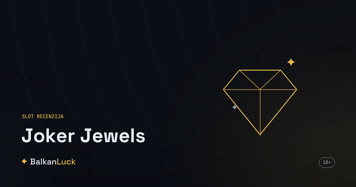 Joker Jewels klasičan slot proizvođača Pragmatic Play, nasmejani džoker i dragulji
