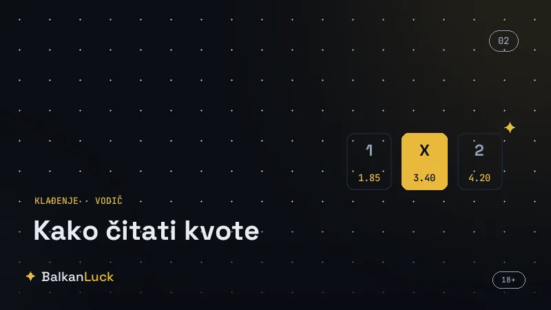 Poređenje kvota više kladionica na isti tip opklade