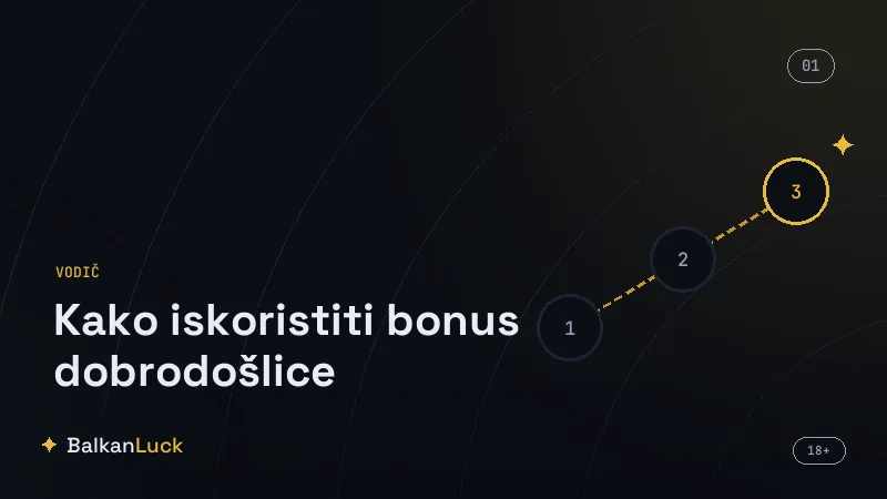 Registracija i verifikacija naloga kao drugi korak korišćenja bonusa