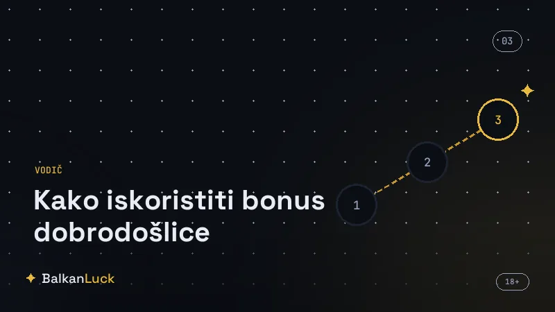 Realan primer korišćenja bonusa dobrodošlice od registracije do isplate