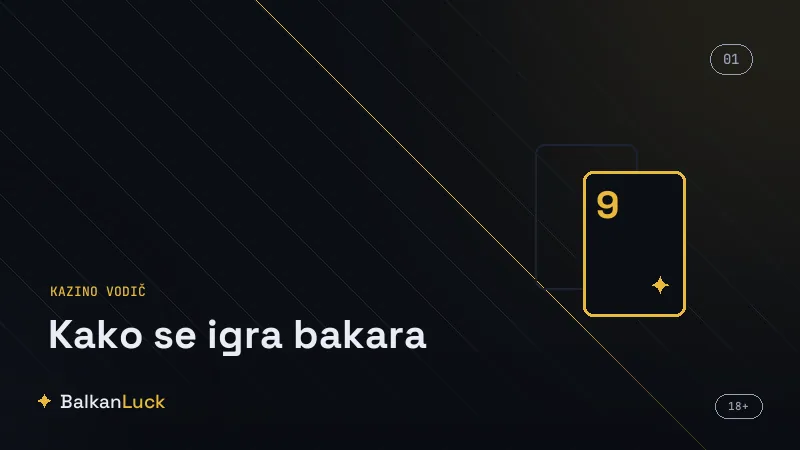 Koraci igranja bakare, deljenje karata igraču i banci
