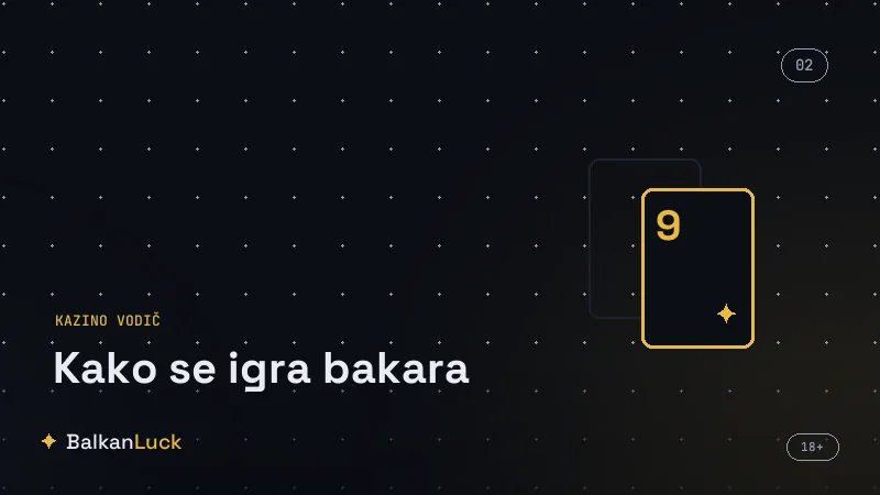 Pravila vučenja treće karte u bakari za igrača i banku