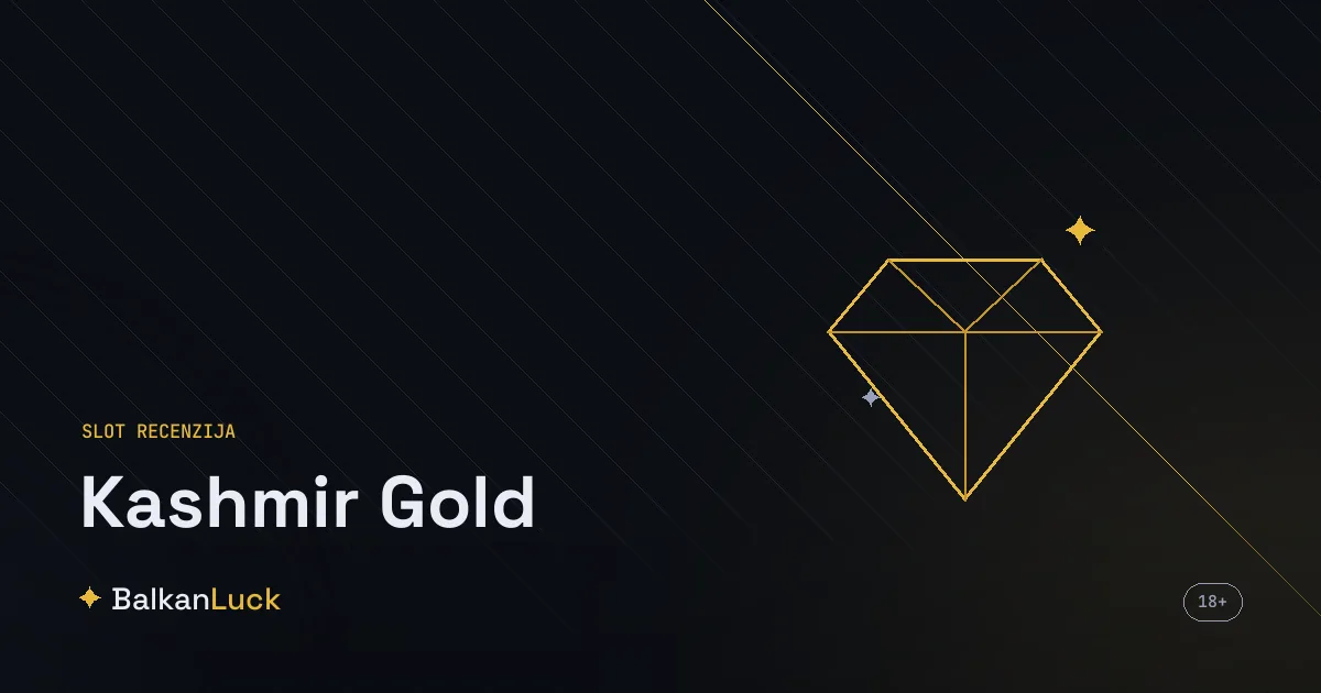 Kashmir Gold slot na temu južne Azije sa zlatnim simbolima i wild likom