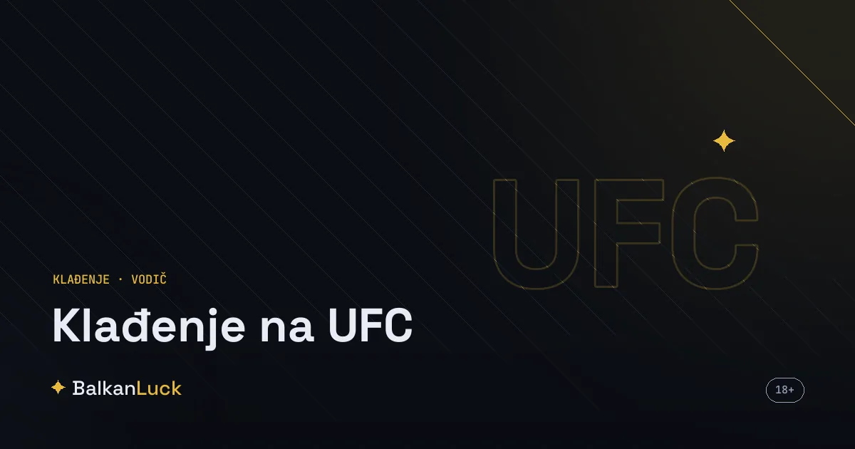 Klađenje na UFC kroz pobednika borbe, metod pobede i strukturu kartona