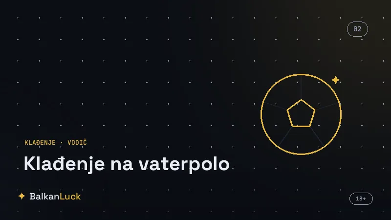 Ukupan broj golova kod klađenja na vaterpolo sa linijom oko osamnaest i po
