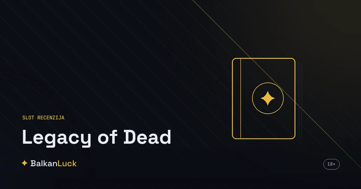 Legacy of Dead egipatski slot sa knjigom i posebnim simbolom koji se širi