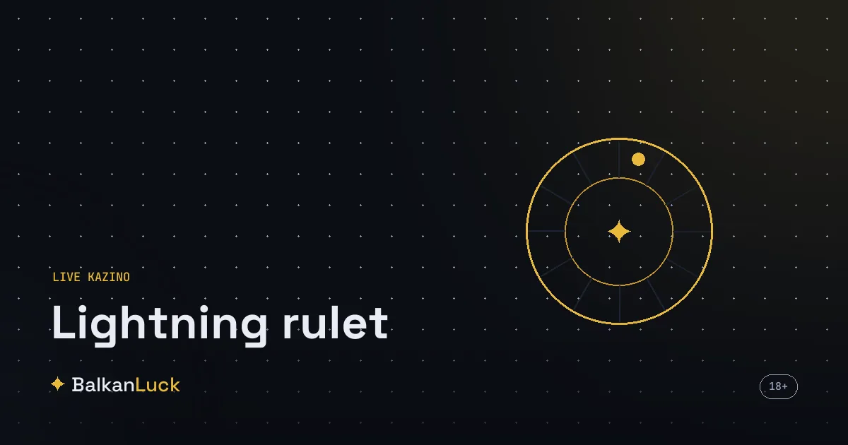 Lightning Rulet sto sa množiocima i srećnim brojevima u Evolution studiju