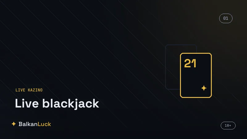 Potezi igrača u live blackjacku, hit, stand, double down i split