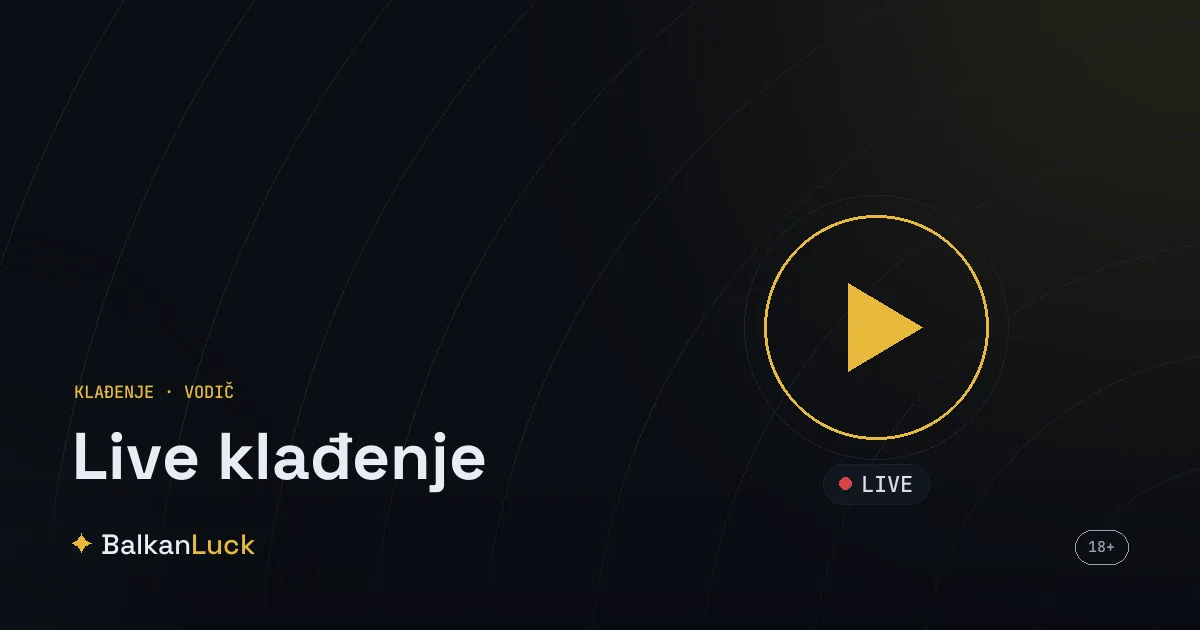 Live klađenje uživo sa promenljivim kvotama tokom utakmice
