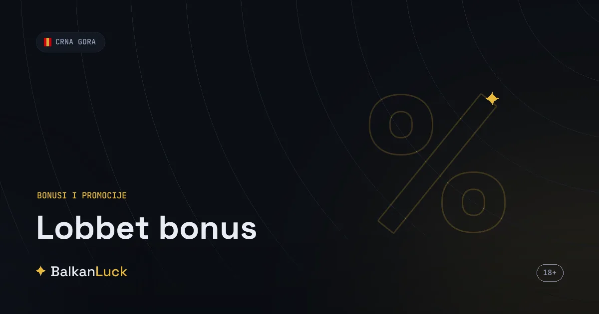 Lobbet bonus dobrodošlice: 50 eura freebet i 50 spinova uz depozit od 20 eura