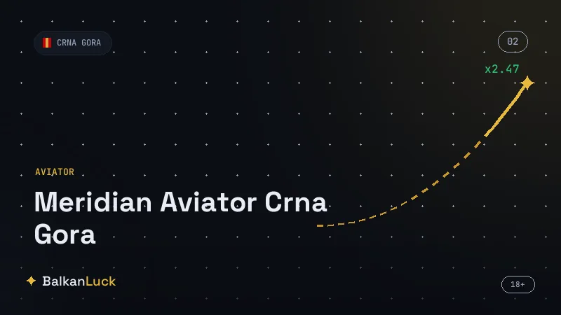 Upravljanje ulozima i automatska isplata u Meridian Aviatoru u Crnoj Gori