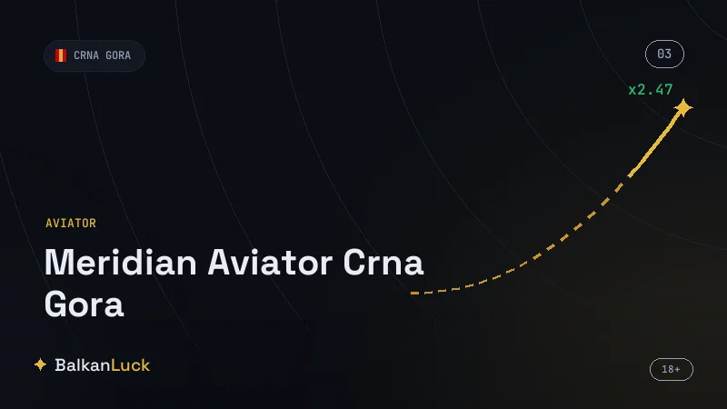 Demo režim i istorija krugova u Meridian Aviatoru u Crnoj Gori