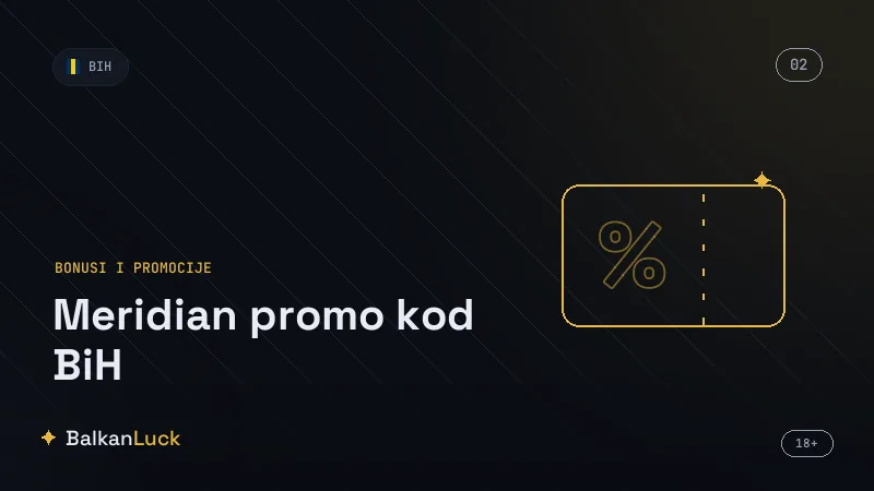 Poređenje Meridian bonusa dobrodošlice sa konkurencijom u BiH