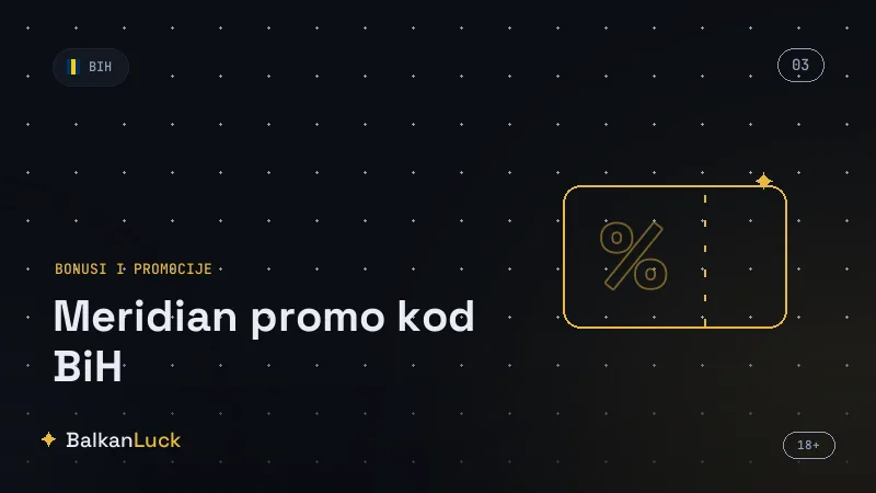 Praćenje uslova obrta i statusa Meridian bonusa u nalogu u BiH