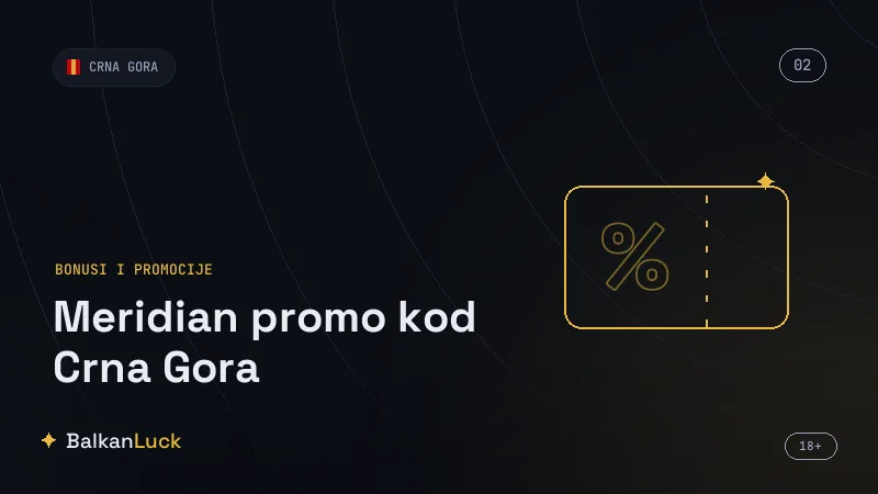 Poređenje Meridian bonusa dobrodošlice sa konkurencijom u Crnoj Gori