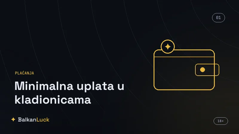 Minimalna uplata po metodama plaćanja u tabeli za karticu, IPS i kiosk